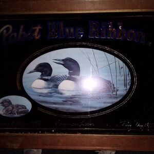 Vintage Blue Ribbon Art Print